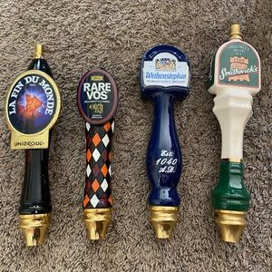 Beer tap handles (set of 4)